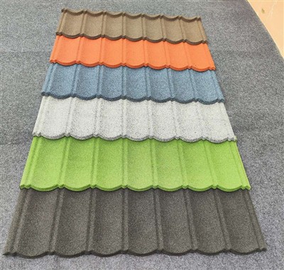 haglskade på stenovertrukket stål tagdækning